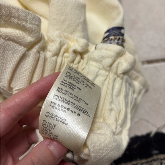 Anthropologie Annaleigh Piper Embroidered Belted Shorts size XS - Picture 7 of 7